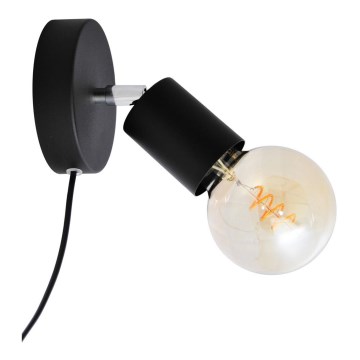Vägg spotlight TUNE 1xE27/20W/230V svart 