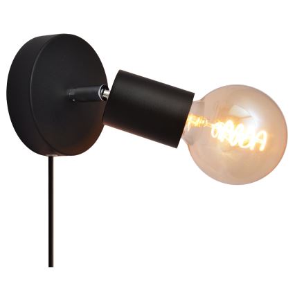 Vägg spotlight TUNE 1xE27/20W/230V svart 