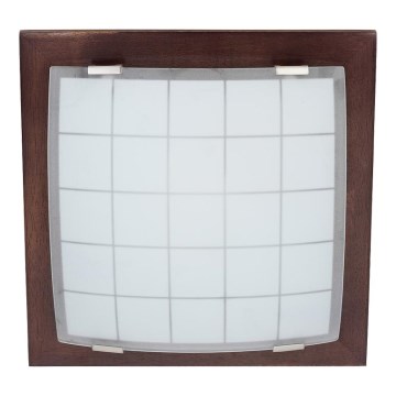 Vägg taklampa GEOMETRICA 1xE27/60W/230V gummiträd 30x30 cm