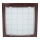 Vägg taklampa GEOMETRICA 1xE27/60W/230V gummiträd 30x30 cm