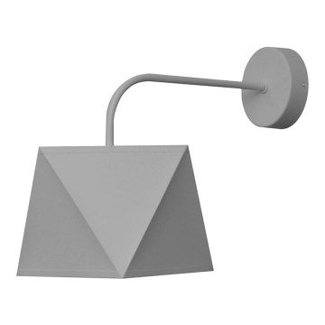 Väggbelysning ADAMANT 1xE27/15W/230V grå