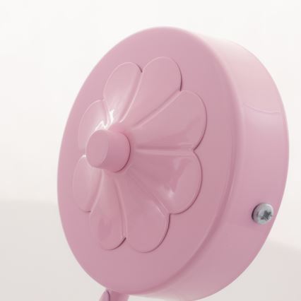 Väggbelysning Barnrum BUTTERFLY 1xE14/60W rosa