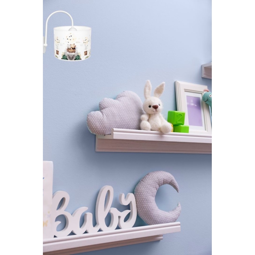 Väggbelysning för barn BEARS 1xE27/60W/230V