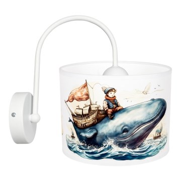 Väggbelysning för barn OCEAN 1xE27/60W/230V