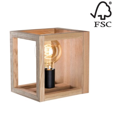 Väggbelysning KAGO 1xE27/60W/230V - FSC-certifierad