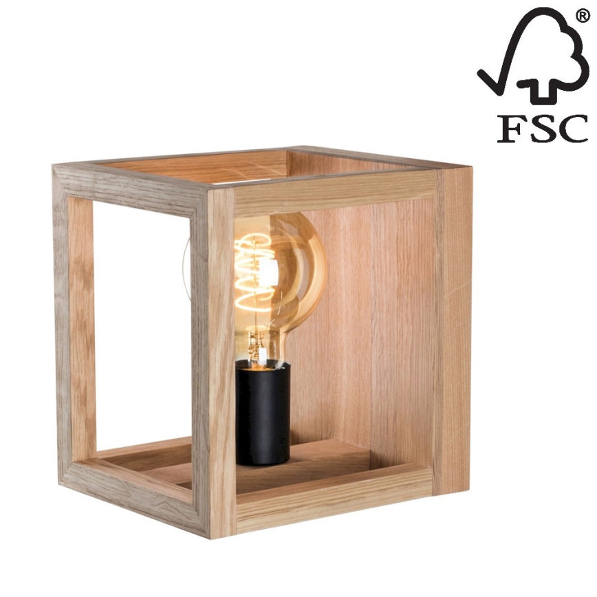 Väggbelysning KAGO 1xE27/60W/230V - FSC-certifierad