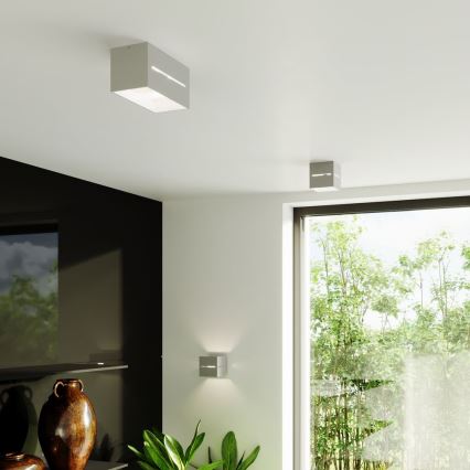 Väggbelysning LOBO 2xG9/40W/230V grå