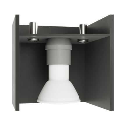 Väggbelysning LOBO 2xG9/40W/230V grå