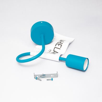 Väggbelysning OXFORD 1xE27/15W/230V blå