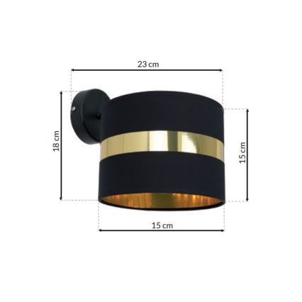 Väggbelysning PALMIRA 1xE27/60W/230V