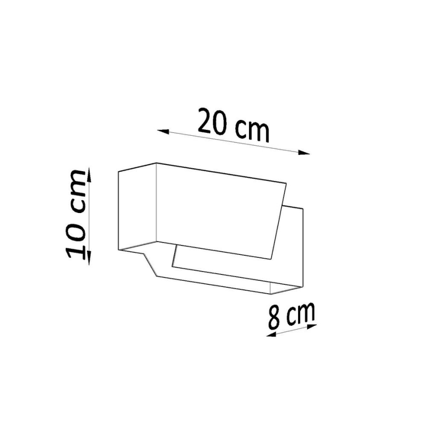 Väggbelysning PIEGARE 1xG9/40W/230V