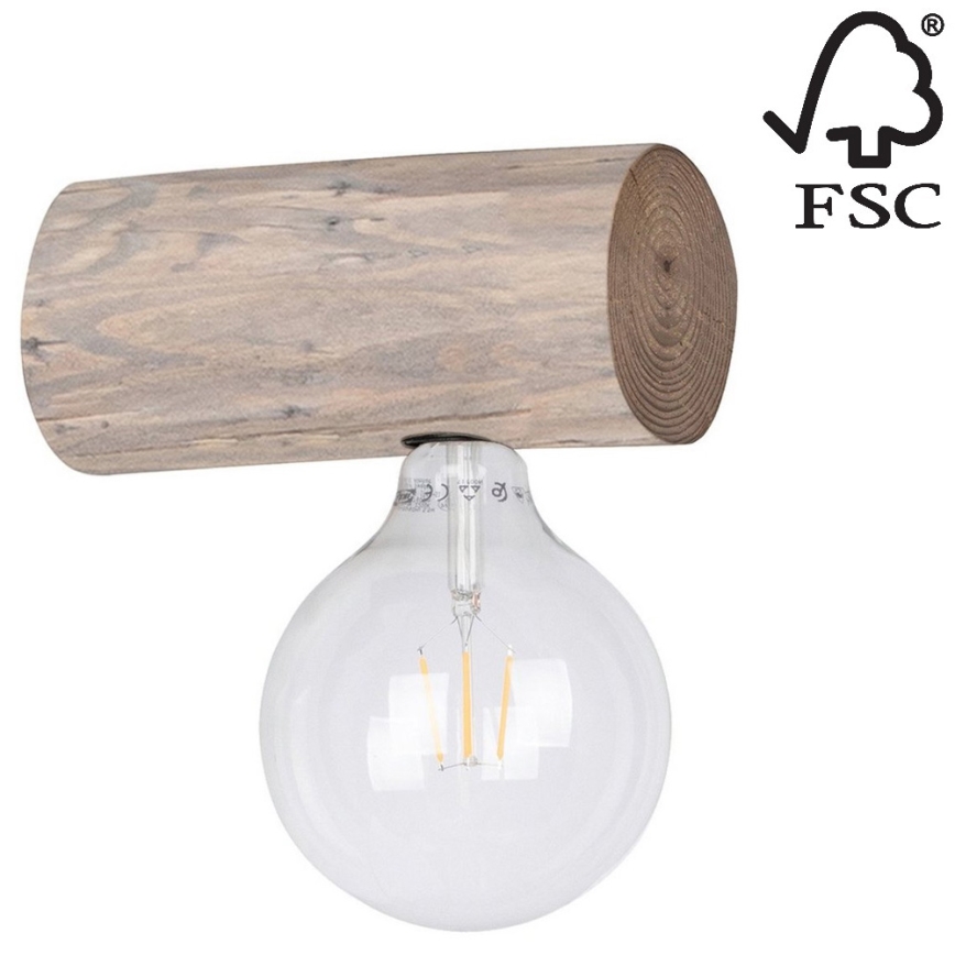 Väggbelysning TRABO 1xE27/25W/230V - FSC-certifierad