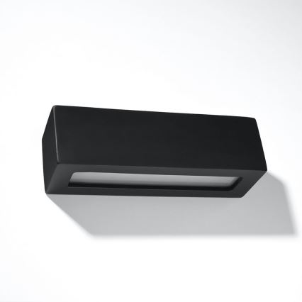 Väggbelysning VEGA 1xE27/60W/230V svart