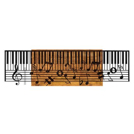 Väggdekoration 100x30 cm piano