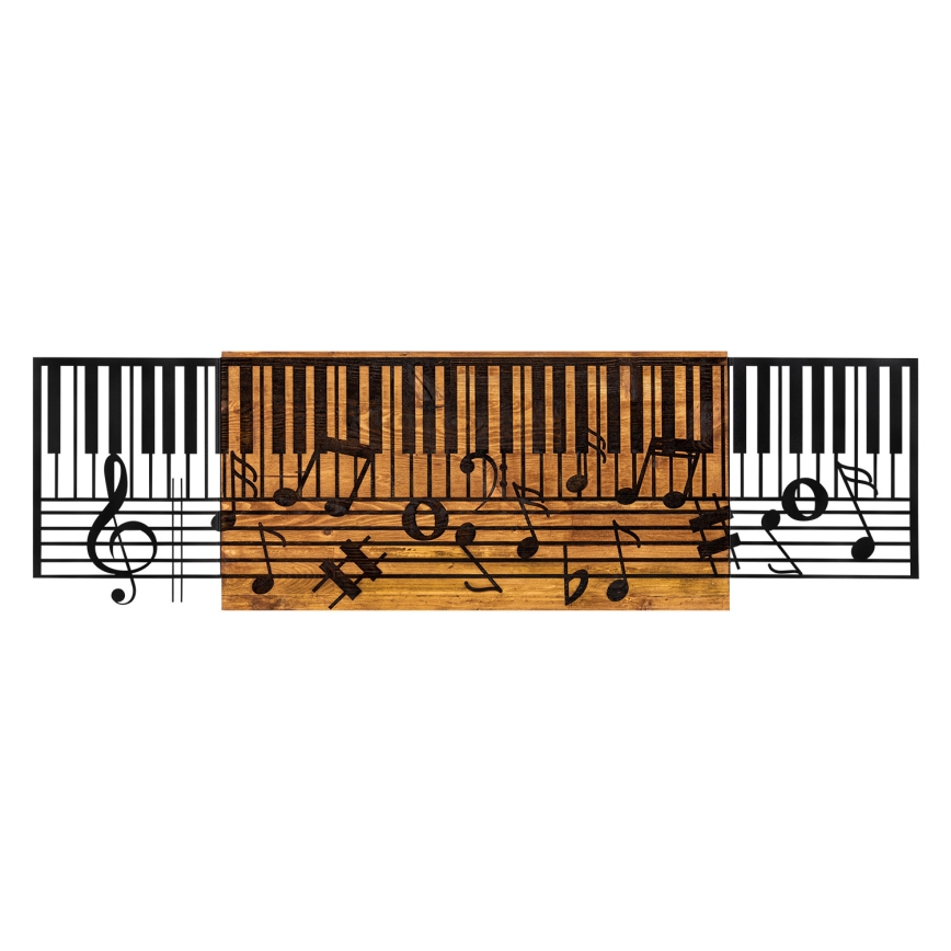 Väggdekoration 100x30 cm piano