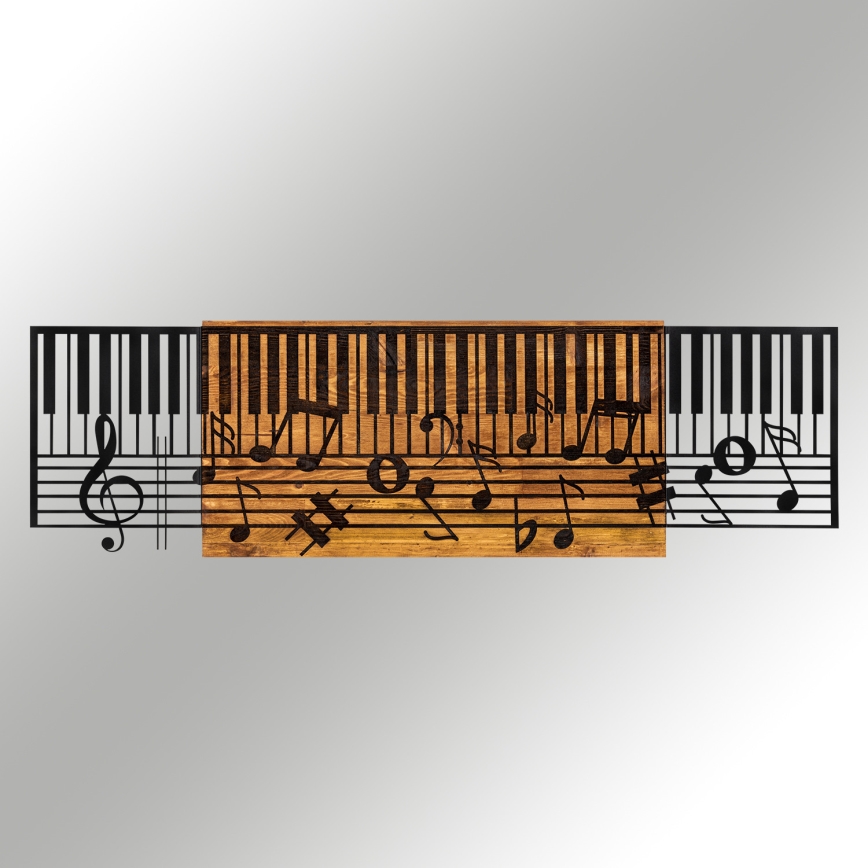 Väggdekoration 100x30 cm piano