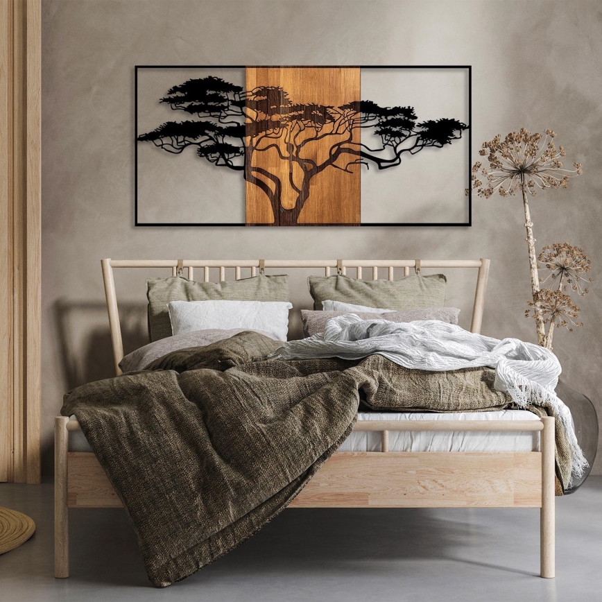 Väggdekoration 147x70 cm trä