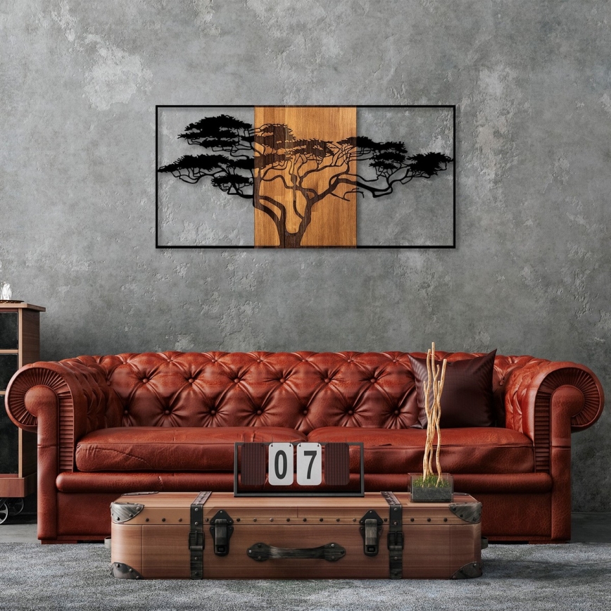 Väggdekoration 147x70 cm trä