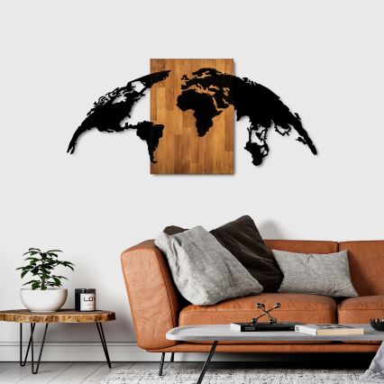 Väggdekoration 150x70 cm globe