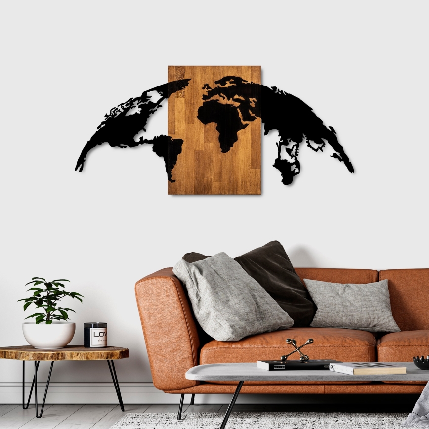 Väggdekoration 150x70 cm globe