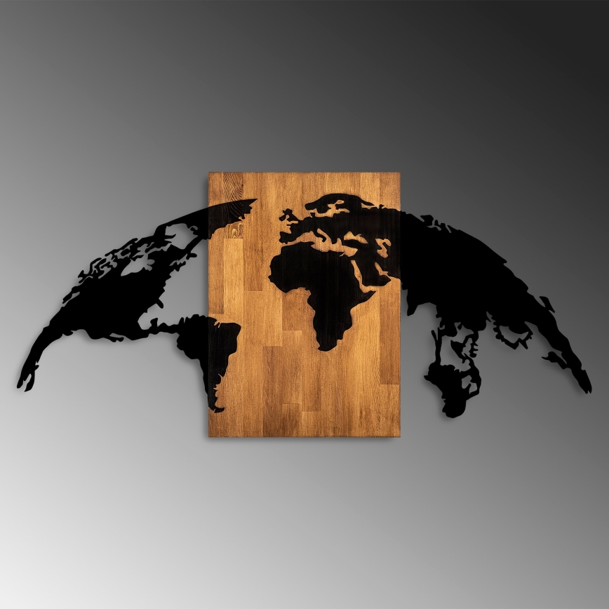 Väggdekoration 150x70 cm globe