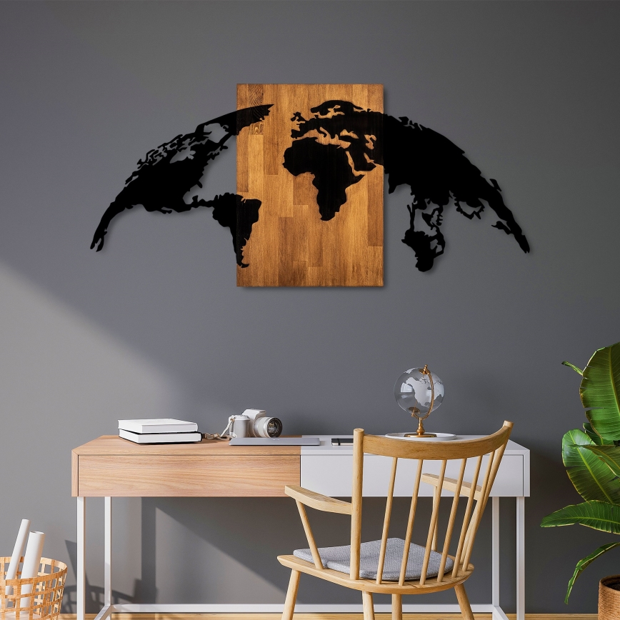 Väggdekoration 150x70 cm globe