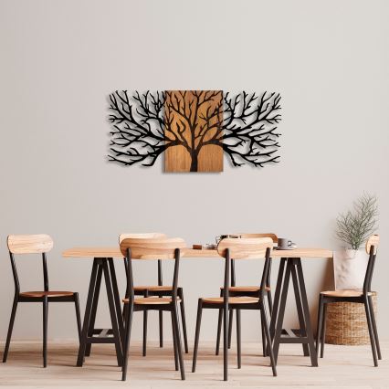 Väggdekoration 150x70 cm trä