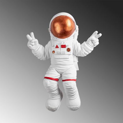 Väggdekoration 47x35 cm astronaut koppar