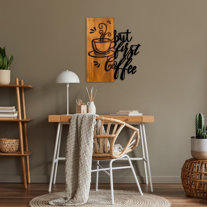 Väggdekoration 50x58 cm kaffe