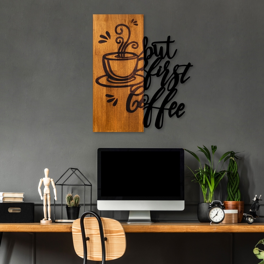 Väggdekoration 50x58 cm kaffe