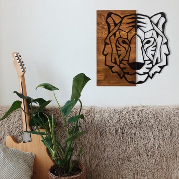Väggdekoration 56x58 cm tiger