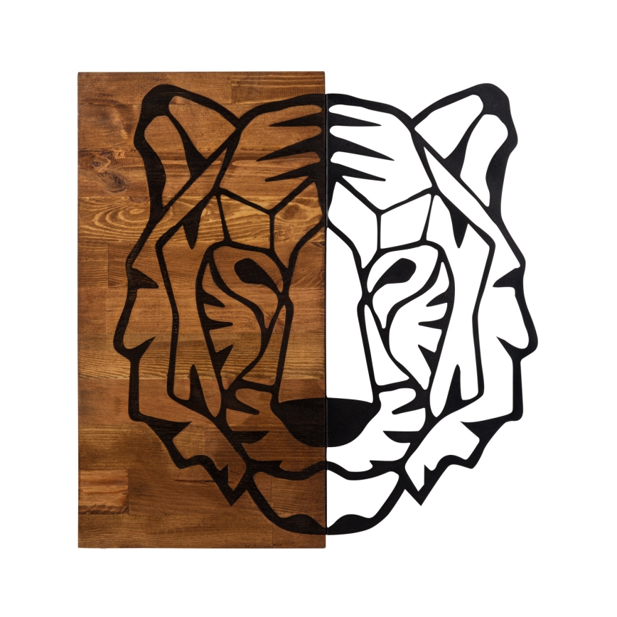 Väggdekoration 56x58 cm tiger