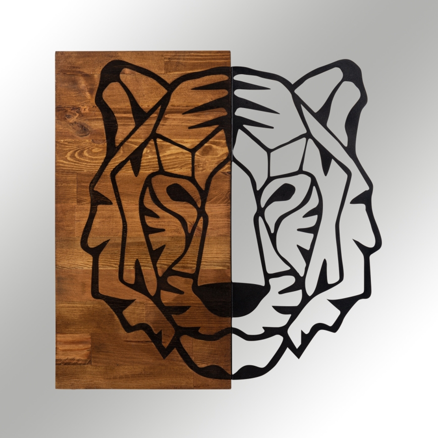 Väggdekoration 56x58 cm tiger