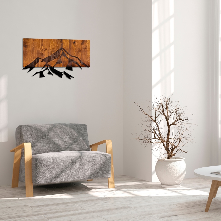 Väggdekoration 58x36 cm berg