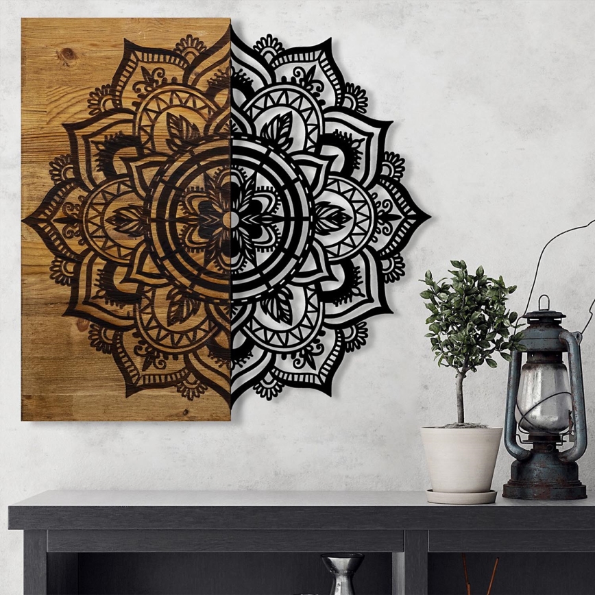 Väggdekoration 59x58 cm mandala