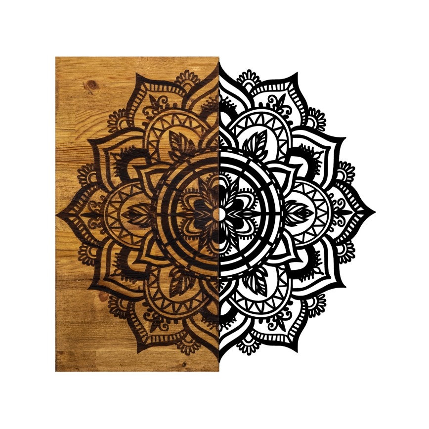 Väggdekoration 59x58 cm mandala
