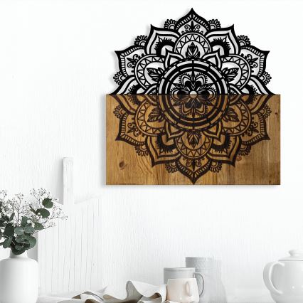 Väggdekoration 59x58 cm mandala