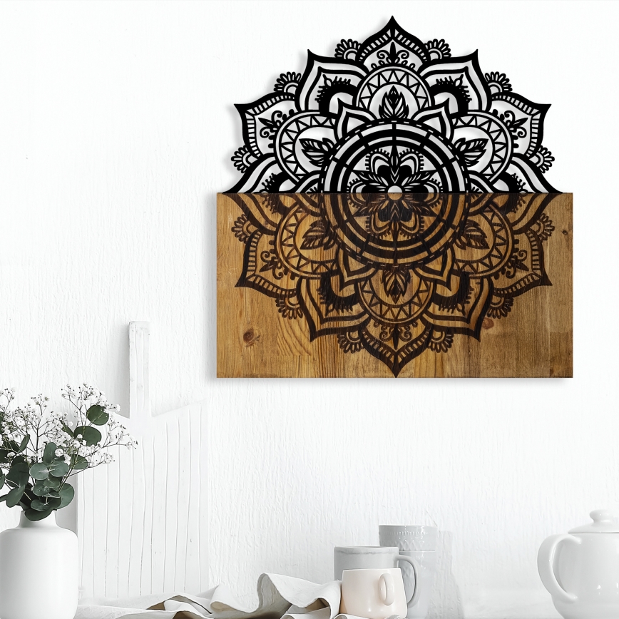 Väggdekoration 59x58 cm mandala