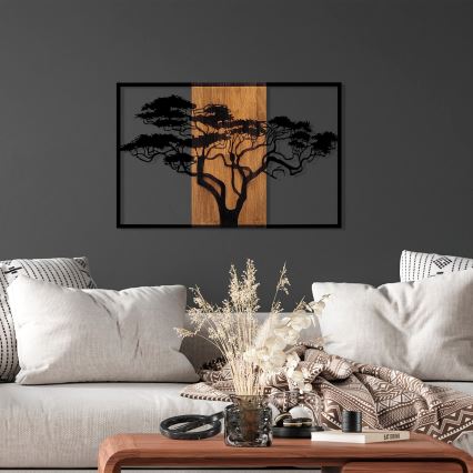 Väggdekoration 90x58 cm trä