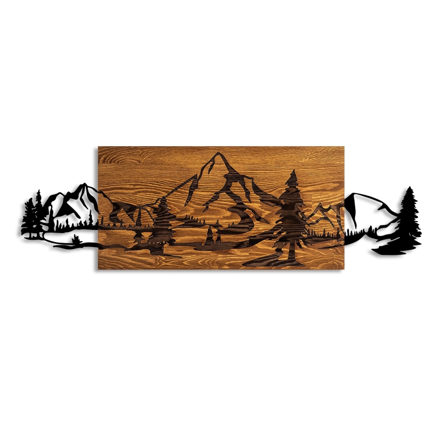 Väggdekoration 93x29 cm berg