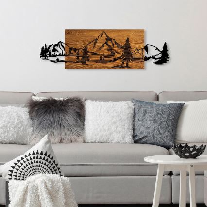 Väggdekoration 93x29 cm berg