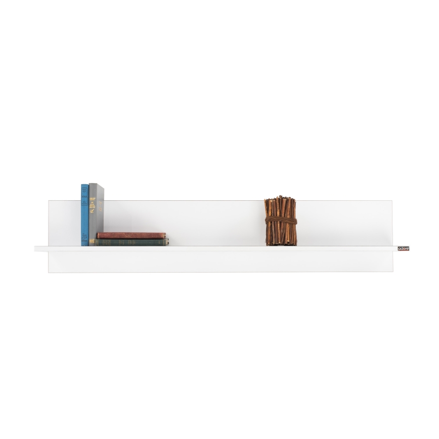 Vägghylla 25x120 cm vit