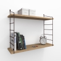 Vägghylla ARMONI 58x72 cm beige/brun