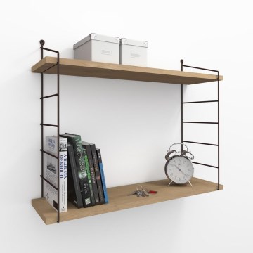 Vägghylla ARMONI 58x72 cm beige/brun