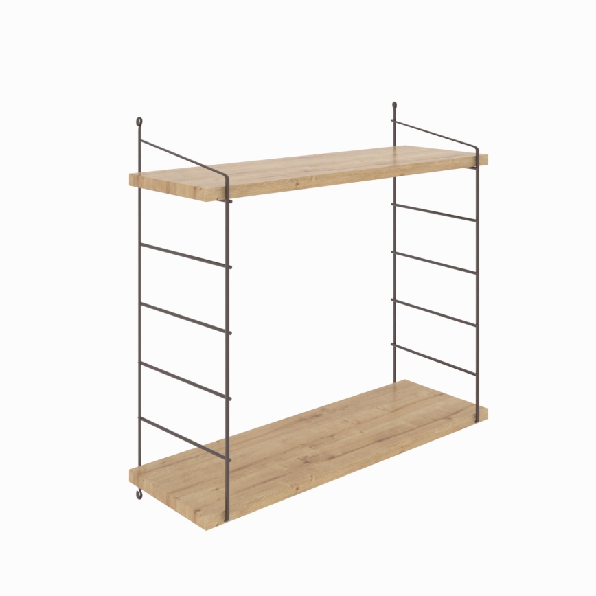 Vägghylla ARMONI 58x72 cm beige/brun