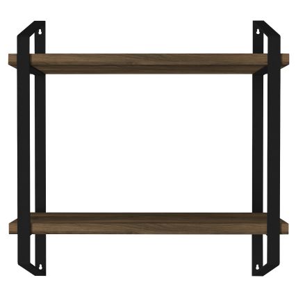 Vägghylla ARNO 47x45 cm brun/svart