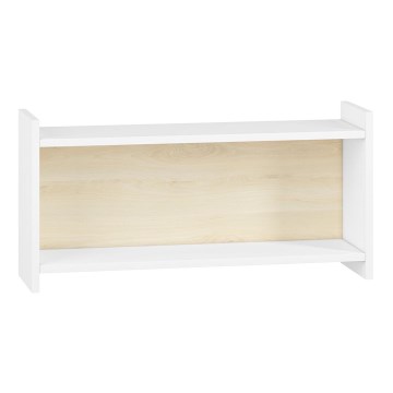 Vägghylla för barn BUBO 35x72 cm vit/beige