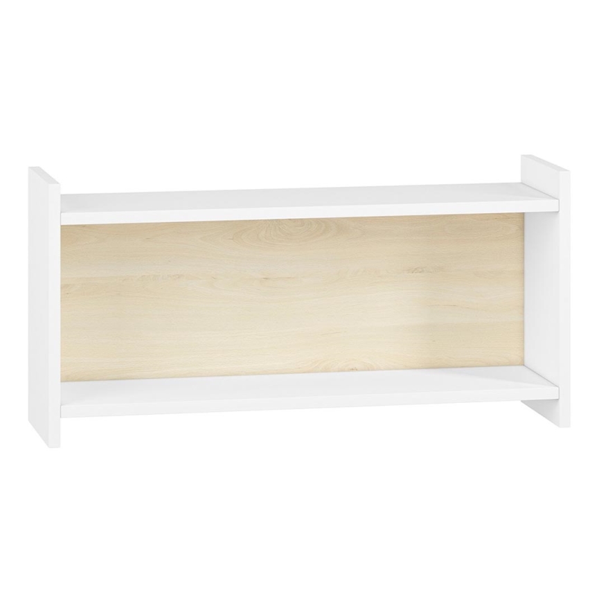 Vägghylla för barn BUBO 35x72 cm vit/beige
