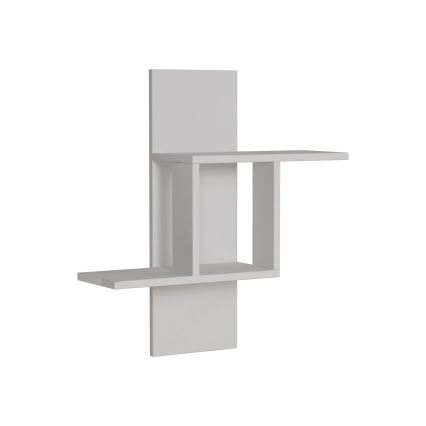 Vägghylla MILL 70x64 cm vit