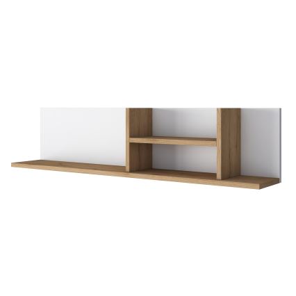Vägghylla RANI 120x25 cm beige/vit